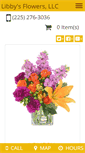 Mobile Screenshot of libbysflowersllc.com