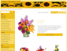 Tablet Screenshot of libbysflowersllc.com